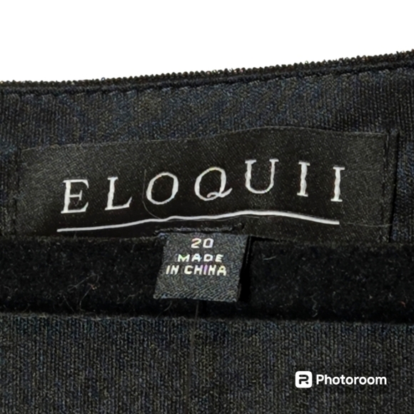 Eloquii Black Cut Out Maxi Length Dress Size 20 NWT - Picture 4 of 7